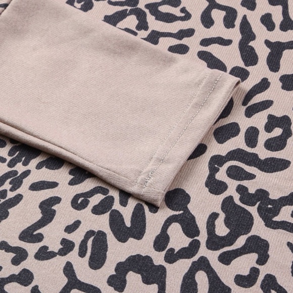 Leopard Open Front Cardigan - Picture 3 of 3